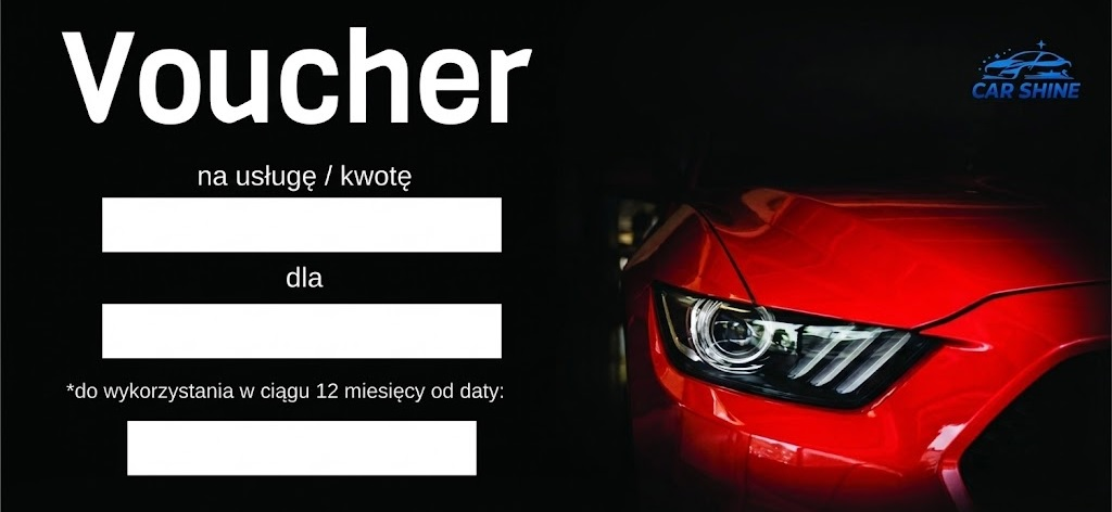 Voucher Podarunkowy CarShine